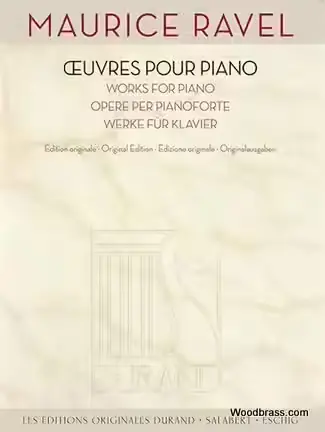 Prix réduit - Durand Ravel M. - Oeuvres Pour Piano