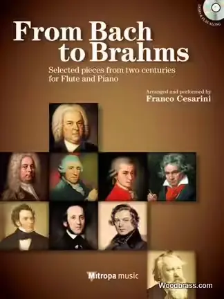 En stock | Mitropa Music From Bach To Brahms - Selected Pieces From Two Centuries For Flute & Piano