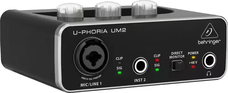 Behringer U-Phoria UM2 | Qualité professionnelle