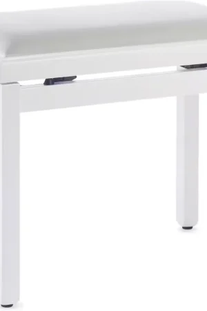 Stagg Banquette Clavier PB39 WHM VWH Blanc mat - Disponible dès maintenant