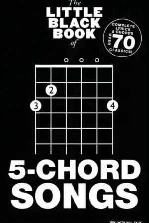 Wise Publications Little Black Book Of 5-chord Songs - Prix choc