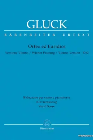 Nouvel arrivage - Barenreiter Gluck C.W. - Orfeo Ed Euridice - Vienna Version 1762 - Vocal Score