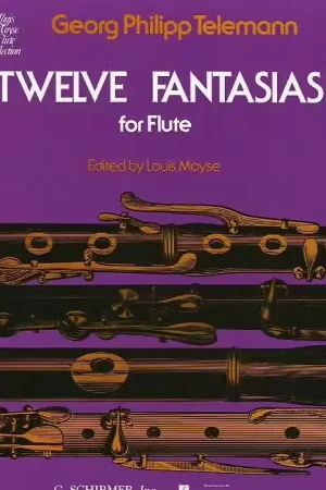 Meilleur prix - Schirmer Telemann G.P. - Twelve Fantasias For Solo Flute - Flute