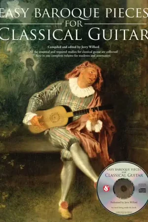 Music Sales Easy Pieces For Baroque + Audio En Ligne - Guitar - Incontournable