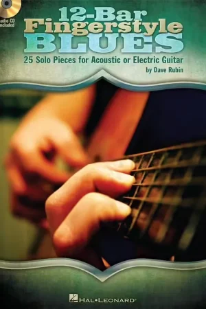 Disponible maintenant | Hal Leonard Rubin Dave 12-bar Fingerstyle Blues + Audio En Ligne - Guitar Tab