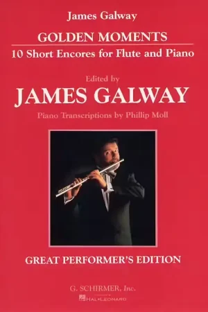 Schirmer GOLDEN MOMENTS 10 SHORT ENCORES FOR FLUTE AND PIANO - Préféré des clients