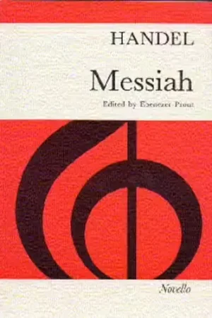 Novello Ebenezer Prout - Handel Messiah Prout Vocal Score Paper - Satb | Réduction spéciale