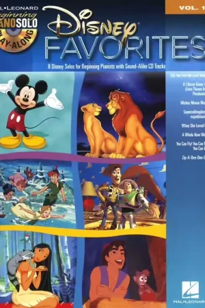 Fin de série | Hal Leonard Piano Solo Play Along Volume 1 Disney Favorites + CD - Piano Solo