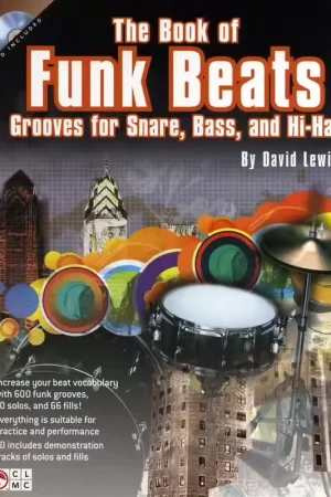 Cherry Lane DAVID LEWITT THE BOOK OF FUNK BEATS DRUMS + CD - DRUMS | Nouvel arrivage