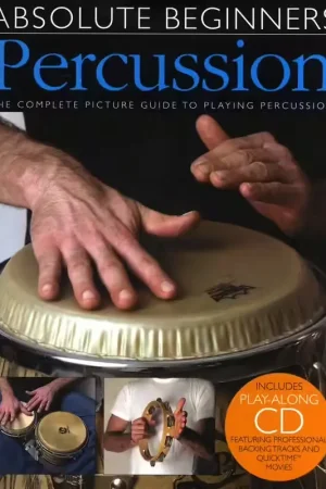 Wise Publications Absolute Beginners Percussion Book Plus CD - Percussion | Best-seller