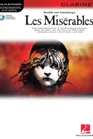 Qualité supérieure | Hal Leonard LES MISERABLES + AUDIO EN LIGNE - CLARINET