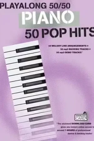 Prix choc - Wise Publications PLAYALONG 50/50 PIANO POP HITS - PIANO SOLO