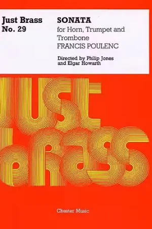 Offre flash | Chester Music POULENC - SONATA FOR HORN TRUMPET AND TROMBONE - HORN