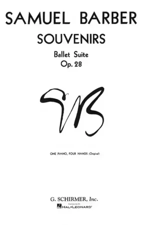 Schirmer Samuel Barber - Souvenirs Op.28 - Piano Duet - Nouveau en boutique