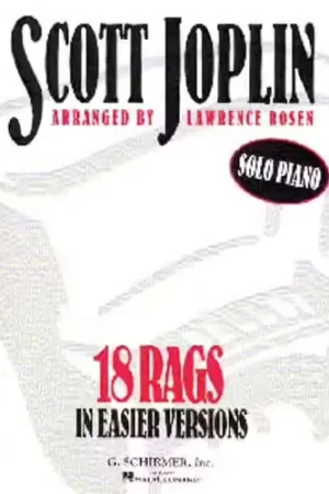 Schirmer SCOTT JOPLIN 18 RAGS IN EASIER VERSIONS - PIANO SOLO | En stock