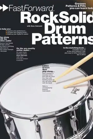 Haute qualité - Music Sales Fast Forward Rock Solid Drum Patterns + Audio - Drums