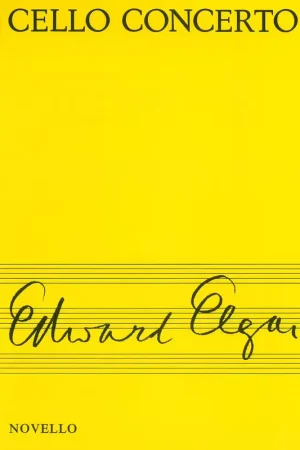 Novello CELLO CONCERTO OP.85 - CELLO - Plus que quelques jours