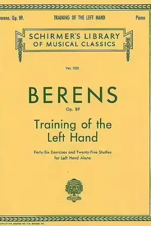 Schirmer Hermann Berens Training The Left Hand Op.89 - Piano Solo - Disponible