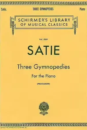 Schirmer ERIK SATIE THREE GYMNOPEDIES - PIANO SOLO - Stock limité