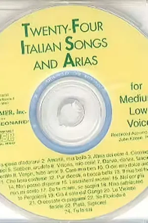 Schirmer TWENTY-four Italian Songs And Arias Of The 17TH And 18TH Centuries M - Voice | Offre exclusive
