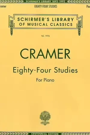 Schirmer Johann Cramer 84 Studies- Piano Solo | Coup de cœur