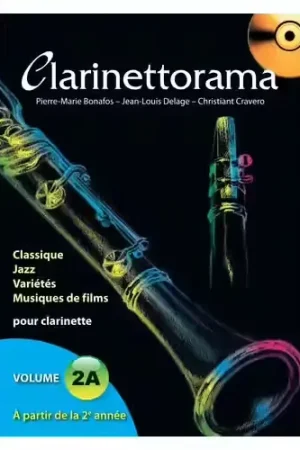 Hit Diffusion Clarinettorama : Vol. 2a + CD - Clarinette | Remise supplémentaire
