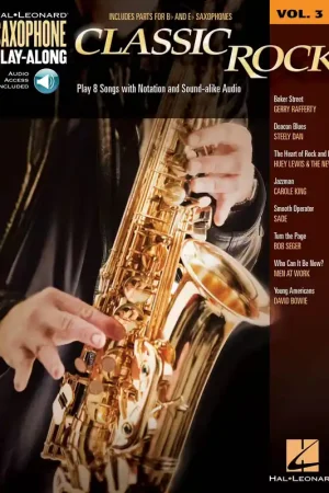 Affaire à saisir - Hal Leonard Hal Leonard Saxophone Play Along Vol.3 - Classic Rock + Audio En Ligne
