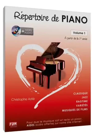 Ajoutez au panier | F2M Editions Astie Christophe - Répertoire De Piano Vol.1 + CD