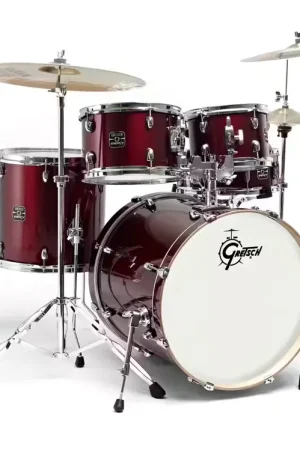 Nouveau lancement | Gretsch Drums New Energy Fusion 20 Wine Red + Cymbales Paiste 101