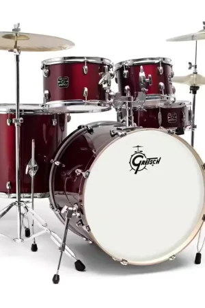 Gretsch Drums New Energy Stage 22 Wine Red+ Cymbales Paiste 101 | Direct fabricant