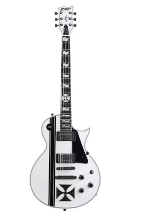Qualité professionnelle | ESP Signature James Hetfield Ironcross Snow White