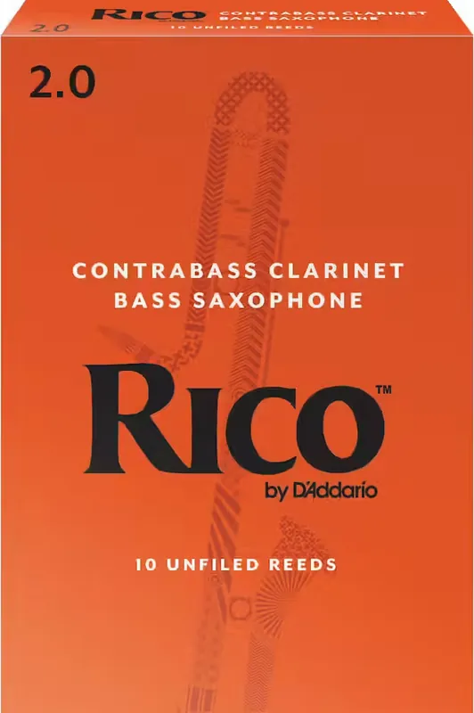 Commandez dès maintenant - D'addario - Rico Orange 2 - Clarinette Contrebasse
