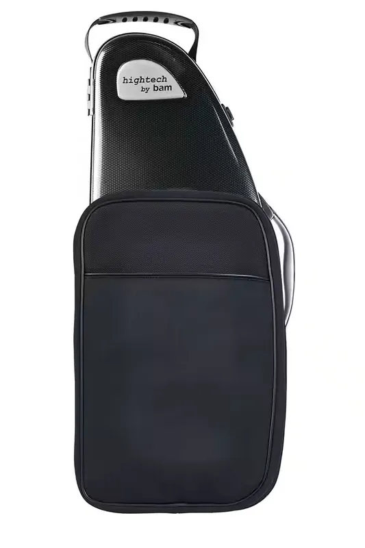 Meilleur prix | BAM Étui Saxophone Alto Hightech + Poche - Noir Carbone
