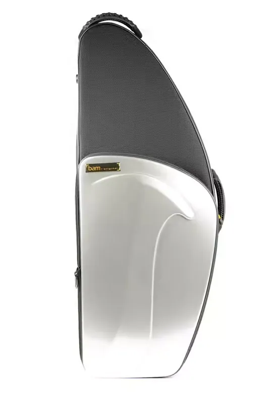 Prix en baisse - BAM Étui Saxophone Ténor New Trekking - Aluminium Brossé