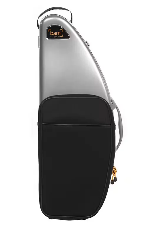 Meilleur prix | BAM Étui Saxophone Ténor Hightech La Defense + Poche - Aluminium Brossé