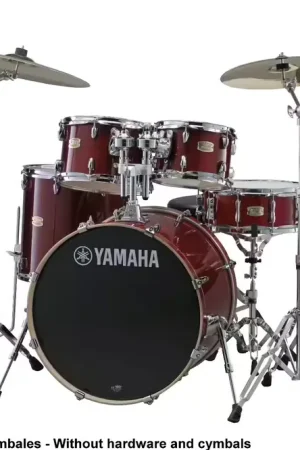Prêt à expédier - Yamaha Stage Custom Birch Stage 22 Cranberry Red (sans Hardware)