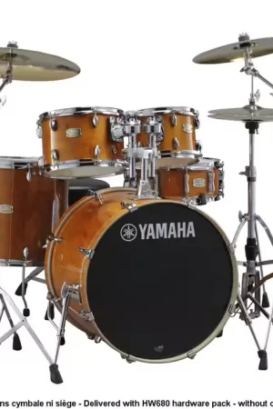 Yamaha Stage Custom Birch Standard Honey Amber + Pack HW680W - Bon plan