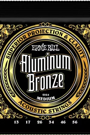 Ernie Ball 2564 Aluminum Bronze Medium 13-56 | Direct fabricant