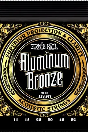 Tout juste disponible | Ernie Ball 2568 Aluminum Bronze Light 11-52