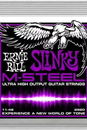 Ernie Ball 2920 M-steel Power Slinky 11-48 | Offre exclusive