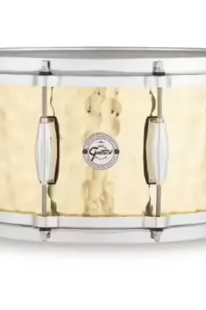 Gretsch Drums Silver Series 14X6.5 Hammered Brass (laiton Martele) | Expédition immédiate