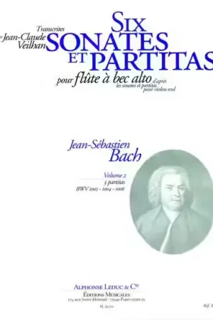 Leduc Bach JS / Veilhan - 6 Sonates et Partitas Vol.2 - FLB Alto - Achat sécurisé