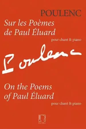 Top des ventes | Edition Max Eschig Poulenc F. - Sur Les Poemes De Paul Eluard - Chant & Piano