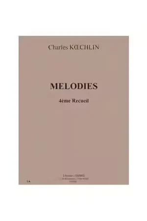 Combre Koechlin - Mélodies - Recueil 4 - Chant et Piano - Produit phare