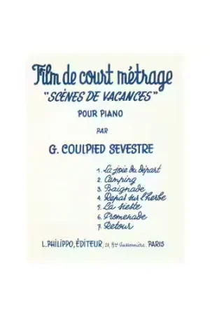 Combre Coulpiedsevestre - Film De COURT-métrage (7 Pces) - Piano | Disponible dès maintenant