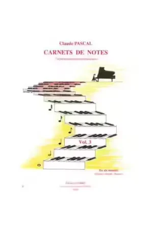 Combre Pascal - Carnets De Notes Vol.3 - Piano | Vente flash