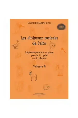 Combre Lapeyre - Animaux Malades De L'alto V.4 - Alto et Piano | Soldes