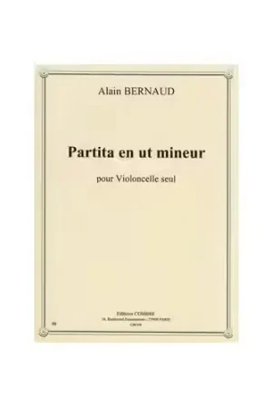 Combre Bernaud - Partita En Ut Mineur - Violoncelle Solo | Offre du jour