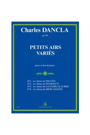 Combre Dancla Charles - Petits Airs Varies Op.89 - Violon et Piano - Affaire à saisir
