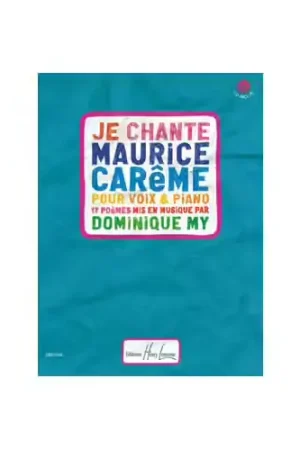 Jobert My Dominique - Je Chante Maurice Careme - Chant et Piano | Coup de cœur des clients